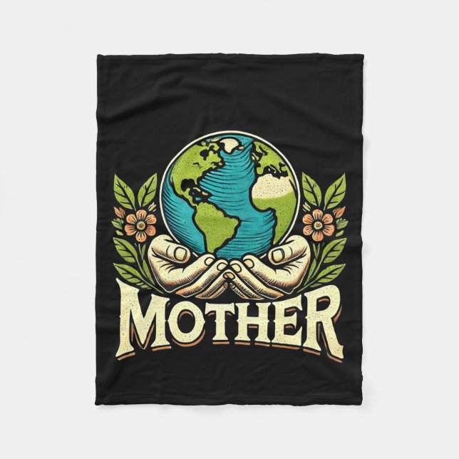 Take Care Of Your Mother Earth Day T Shirt  Fleecedecke (Vorderseite)