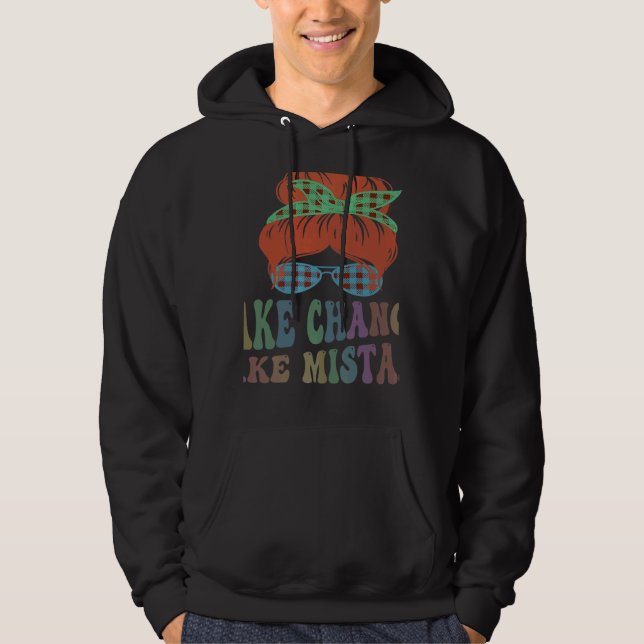 TAKE CHANCES MAKE MISTAKES Help Us Grow Motivation Hoodie (Vorderseite)
