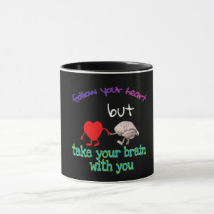 taKE IHR GEHIRN Klassische Tasse, 11 oz Tasse