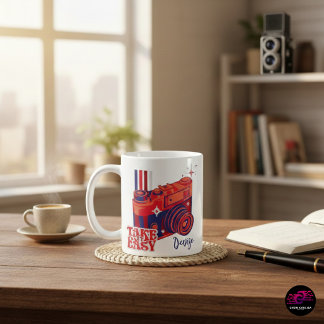 Take It Easy Retro-Kamera Kaffeetasse