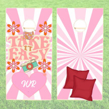 "Take it Easy" Retro-Monogramm