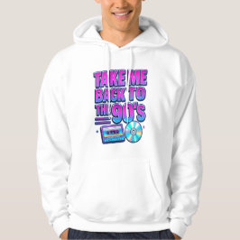 Take Me Back to the 90’s – Retro Neon Pop Design Hoodie