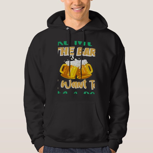Take Me To The Bar I Want To Write A Poem  Poet Po Hoodie (Vorderseite)