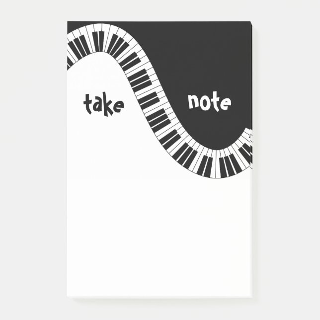 "Take Note" Musical Post-It Notes Post-it Klebezettel (Vorderseite)