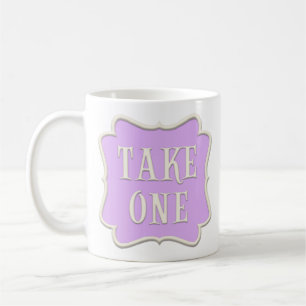 "Take One" Märchensee Party Pastel Lila Kaffeetasse
