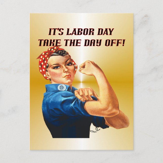 Take the Day Off Postkarte (Vorderseite)