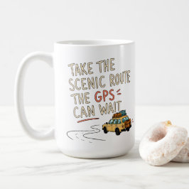 Take The Scenic Route Road Trip Tasse