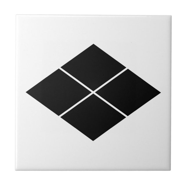 Takeda Rhombus Fliese (Vorderseite)