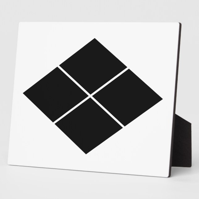 Takeda Rhombus Fotoplatte (Seite)