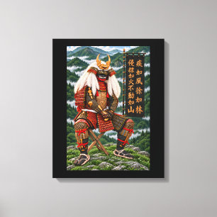 Takeda Shingen Deep Green Mountains 16x20 0,75 Zol Leinwanddruck