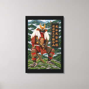 Takeda Shingen Deep Green Mountains 20x30 0,75Zoll Leinwanddruck