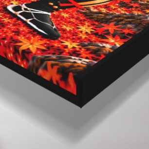 Takeda Shingen Samurai-Rüstung Herbst 8x10 Leinwan Leinwanddruck