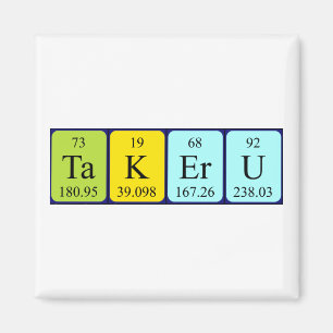 Takeru Periodenmagnet Magnet