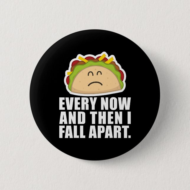 TAKO TUESDAY Ab und zu fällt mir Spaß aus Button (Vorderseite)
