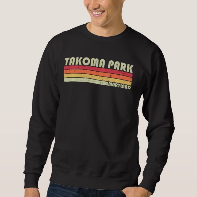 Takoma Park Md Maryland Funny City Zuhause Roots R Sweatshirt (Vorderseite)