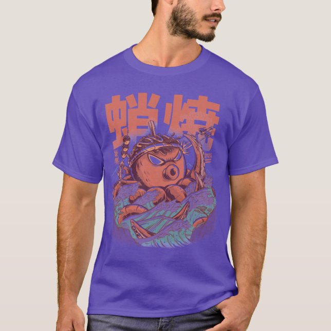 Takoyaki-Angreifer-Junge T-Shirt (Vorderseite)
