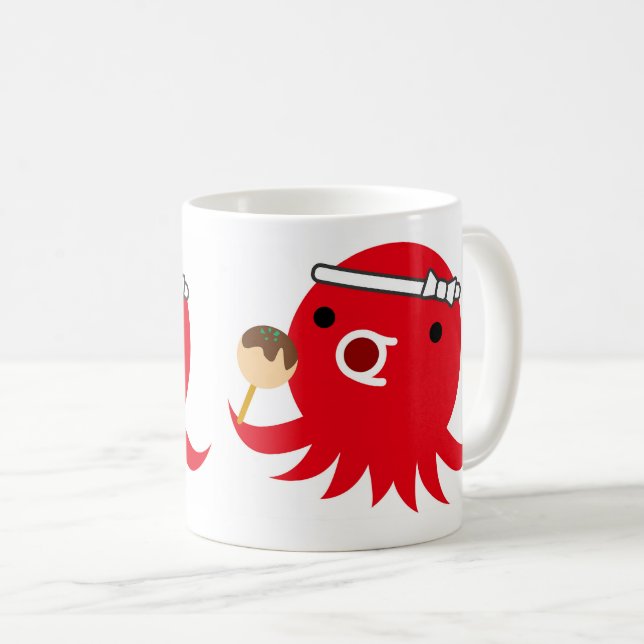 Takoyaki octopus kaffeetasse (VorderseiteRechts)