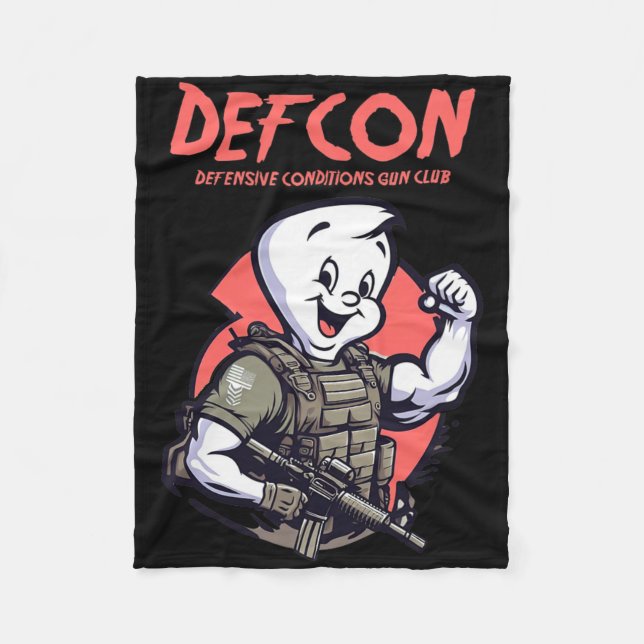 Taktische Geister Niedlich Ghost Halloween Spooky  Fleecedecke (Vorderseite)