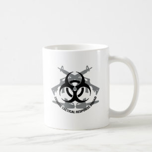 Taktische Gruppe des Zombies Warte Kaffeetasse