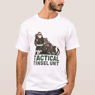 Taktische Lametta-Einheit Feiertags Humor T-Shirt