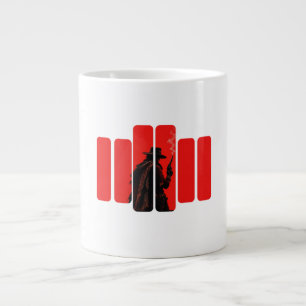 Taktischer Cowboy-Gunslinger-Wilder Westen Western Jumbo-Tasse