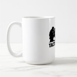 Taktischer Fokus Scharfschützenziel  Kaffeetasse