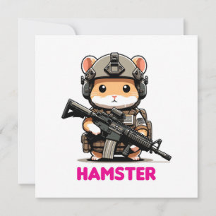 Taktischer Hamster Einladung