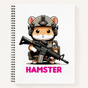 Taktischer Hamster Notizbuch