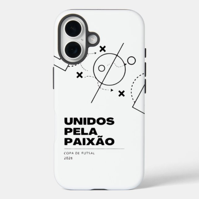 Taktischer Kopf" iPhone - Futsal Edition 2026 Case-Mate iPhone Hülle (Rückseite)