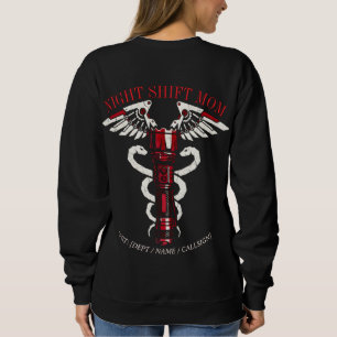 Taktischer Patch für die Notfallmedizinerin-Tasche Sweatshirt