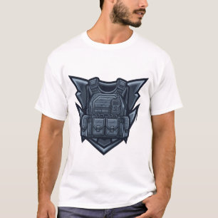 Taktisches Brustemblem für Soldaten T-Shirt