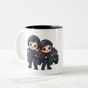 Taktisches Duo Zweifarbige Tasse