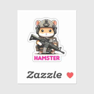 Taktisches Hamster Aufkleber