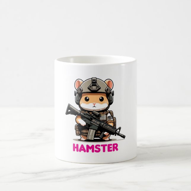 Taktisches Hamster Kaffeetasse (Mittel)