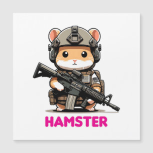 Taktisches Hamster Magnetkarte