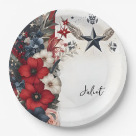 taktisches militärisches Brautparty des Krieges Pappteller