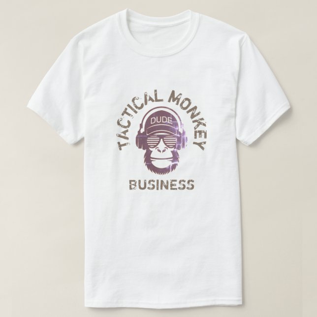 TAKTISCHES MONKEY T-Shirt (Design vorne)