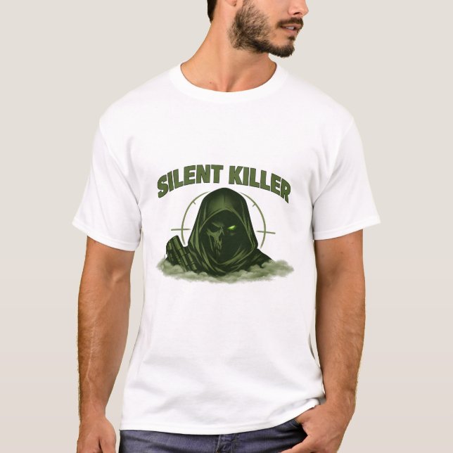 Taktisches Stiller Mörder T-Shirt (Vorderseite)