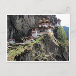 Taktsang bhutan postkarte