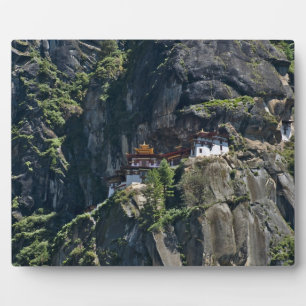 Taktsang-Kloster auf der Klippe, Paro, Bhutan Fotoplatte