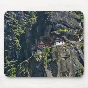 Taktsang-Kloster auf der Klippe, Paro, Bhutan Mousepad