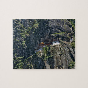 Taktsang Kloster auf der Klippe, Paro, Bhutan Puzzle