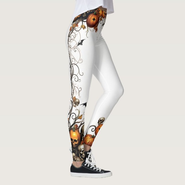 🎃 takuläre Schädelleder! 🎃 Leggings (Rechts)