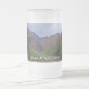 Tal am Toklat-Fluss Denali Mattglas Bierglas