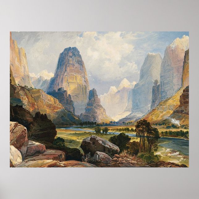 Tal der Babbling Waters Süd Utah, Poster (Vorne)