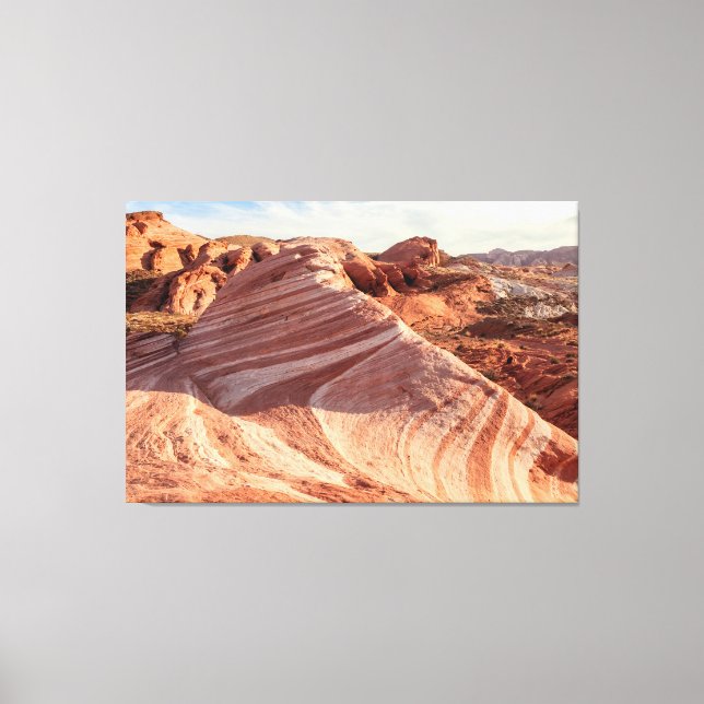 Tal der Feuerwelle Leinwanddruck (Vorderseite)