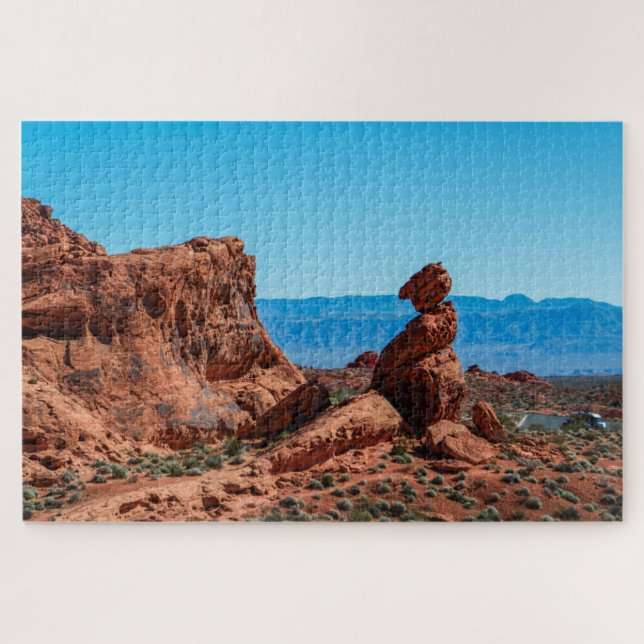 Tal der Feuerwüste Landschaft Landschaftlich Jigsa Puzzle (Horizontal)