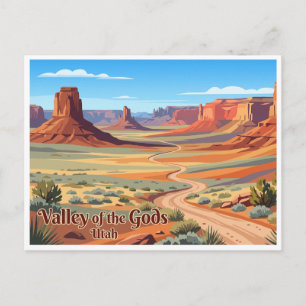 Tal der Götter Mexican Hat Utah Postkarte