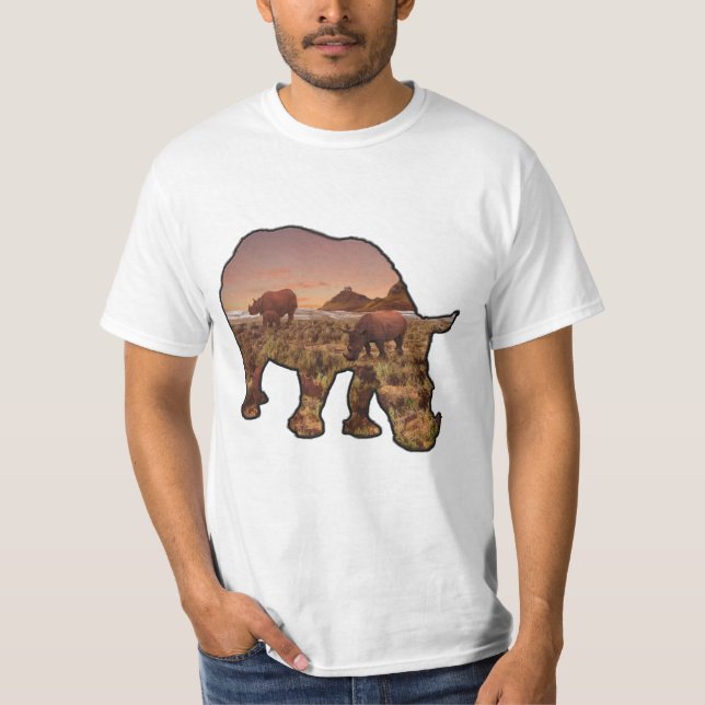 Tal der Rhinozeros, T - Shirt (Vorderseite)