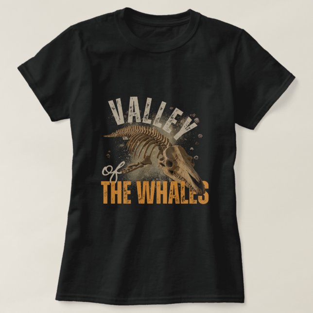Tal der Wale Ägypten Fossil T-Shirt (Design vorne)